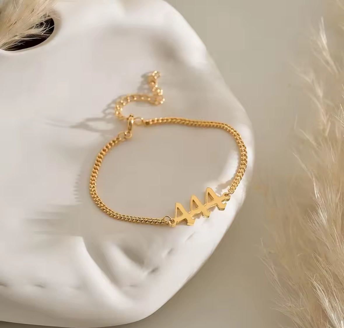 Angel number personalised bracelet 11:11