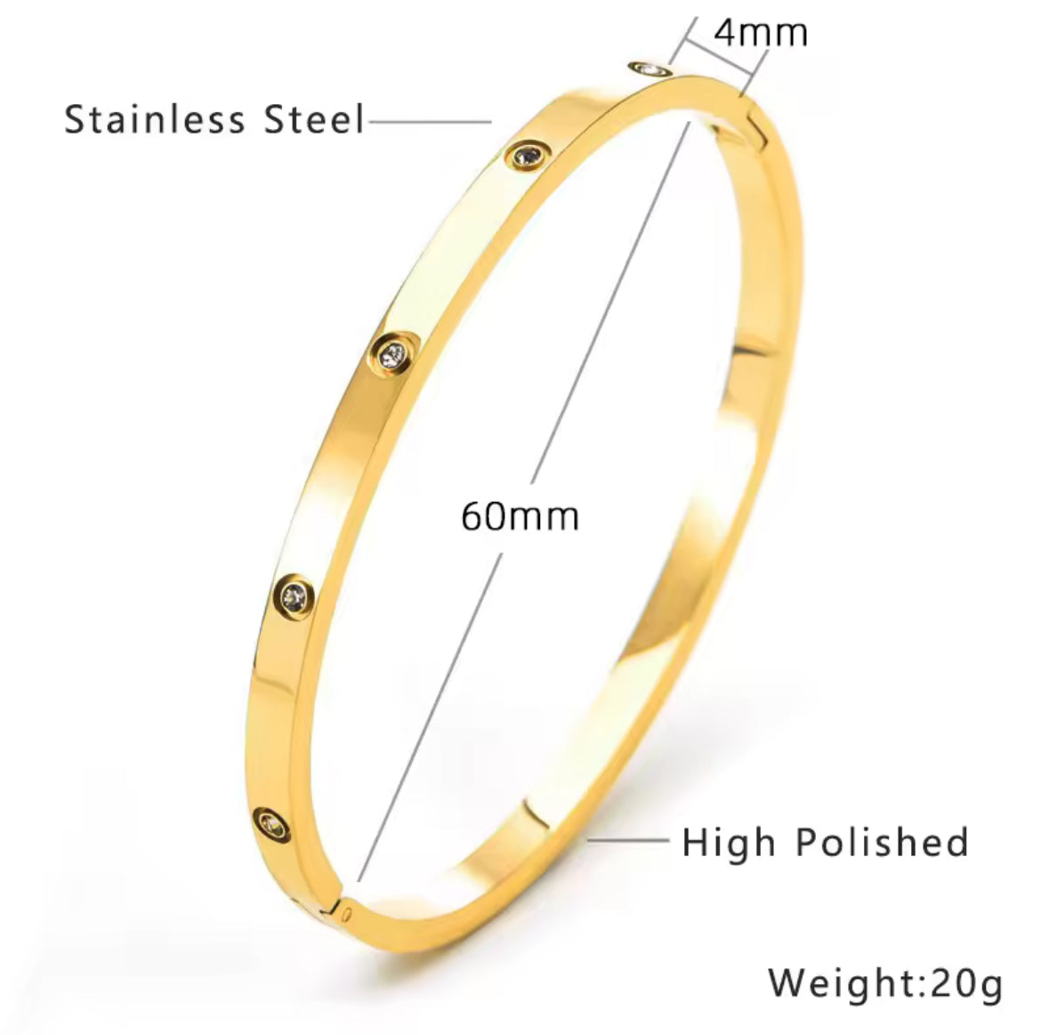 Carry bracelet silver