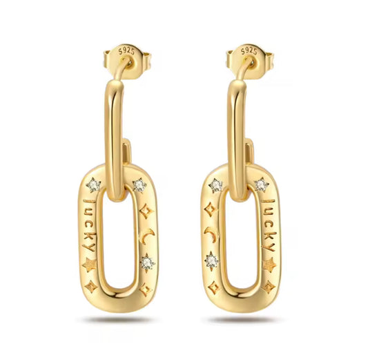 Lucky star earrings s925
