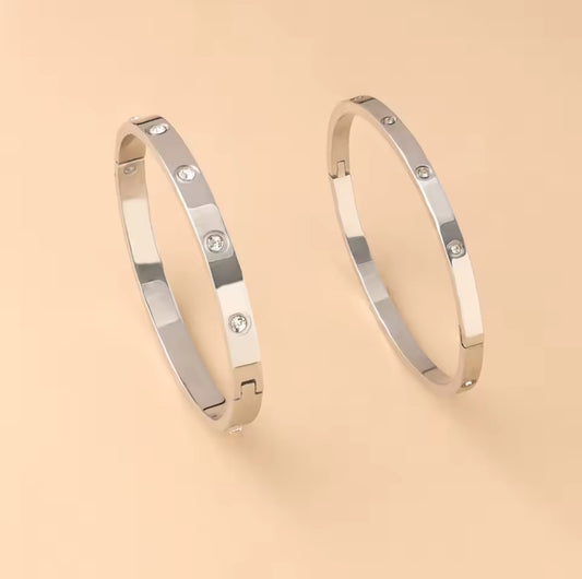 Carry bracelet small silver
