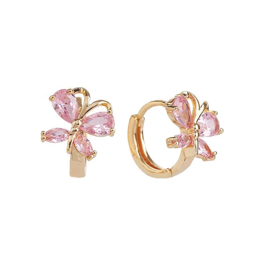 Butterfly Earrings pink